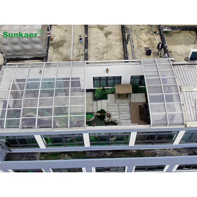 Popular Design Hot Sale Factory Direct Price Teracce Canopy Metal Aluminum Customized Garages, Canopies & Carports PVDF Coated