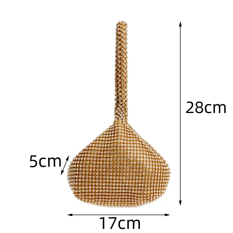 Classic Soft Women Evening Bags Rhinestones Clutches Silver Black Gold Crystal Club Party Handbags