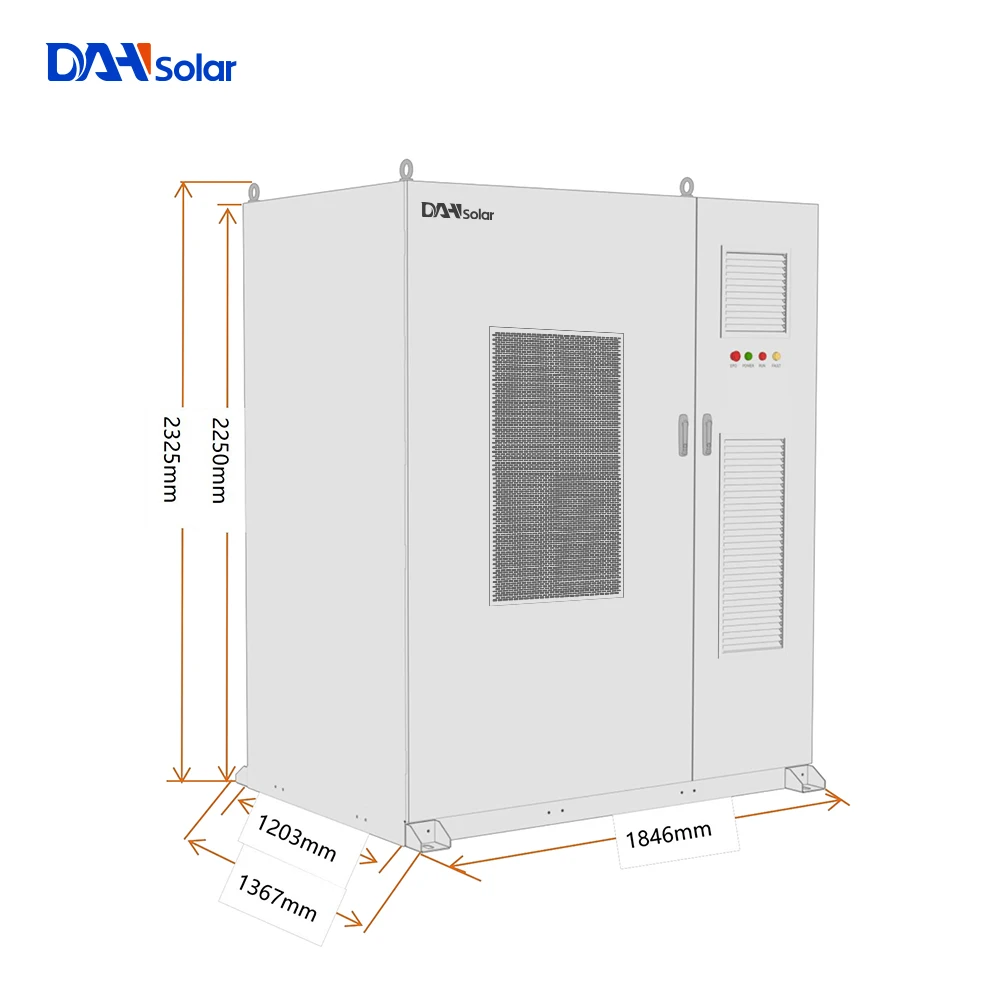 DAH Solar Outdoor Utility ESS Container 100kwh 200kwh 500KWH Battery For Energy Storage Power Station solar battery storage