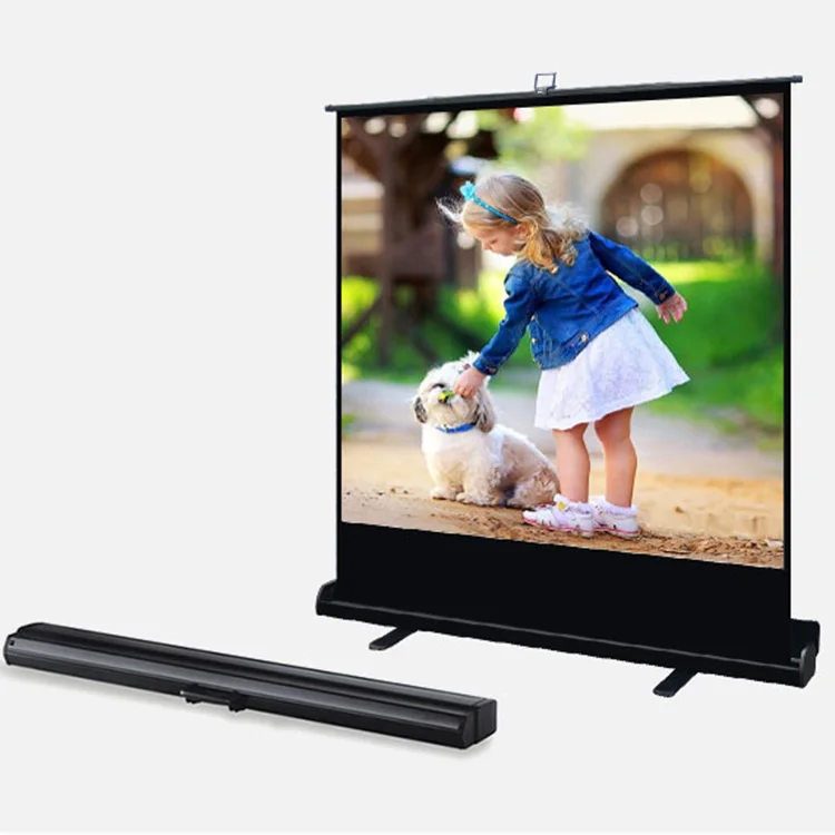 Skerell Oem Size Portable Floor Standing Projector For 3d Home Theater Projectors 80 Inch Projector Screen