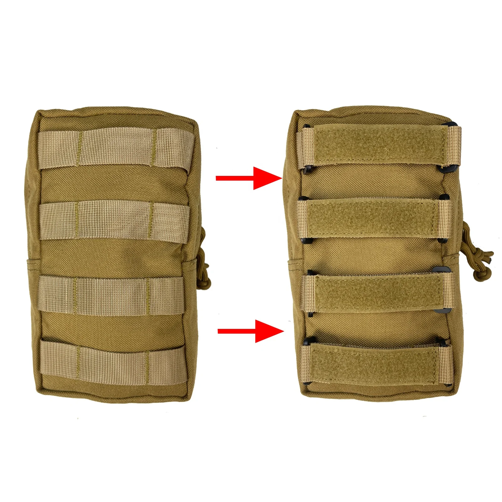Detachable webbing strap plastic buckle connect linker Belt Tactical Patch extended strap Molle Patch Panel