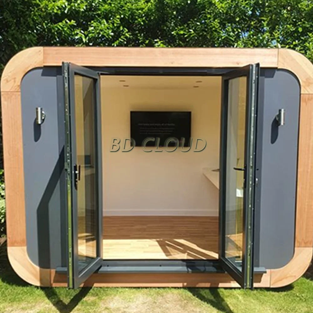 Soundproof Office Pod Sound Proof Modern Office Acoustic Soft Curved & Sofa For Team Collaboration