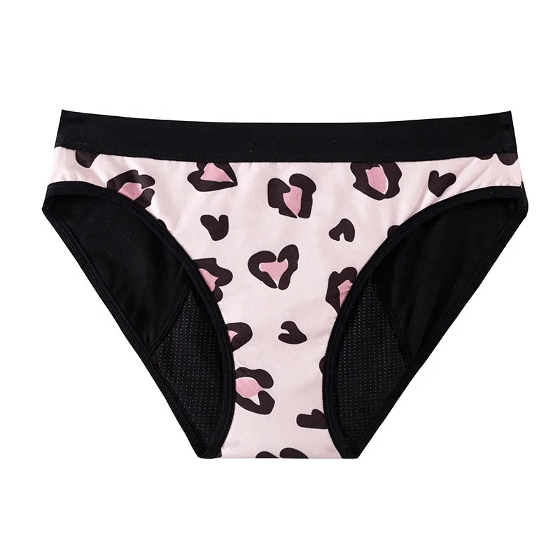 INTIFLOWER 88035 Girls LeakProof Underwear Teenagers Menstrual Panty Cotton Panties For Culotte menstruelle Teens Period Panties