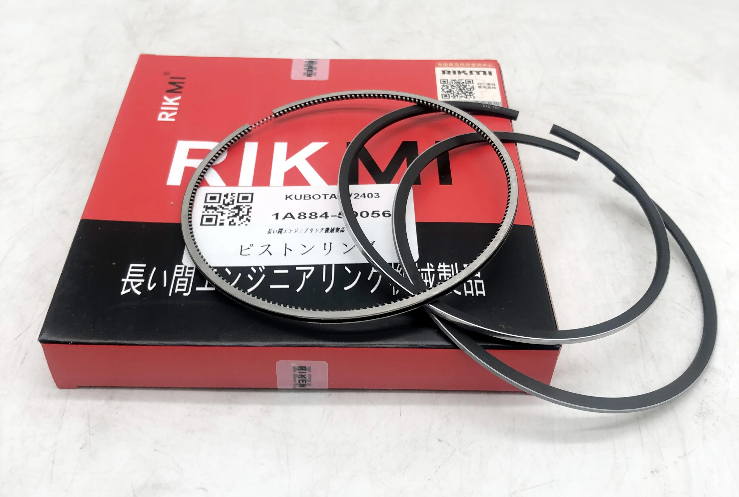 Rikmi high quality piston ring for Kubota V2403 diesel engine 1A884-50056