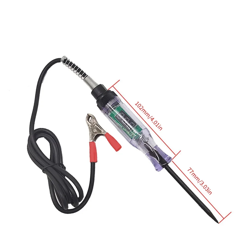 Car Truck Voltage Circuit Tester Auto 6V 24V Tools Car diagnostic Probe Test Pen Light Bulb electric measuring pen tools