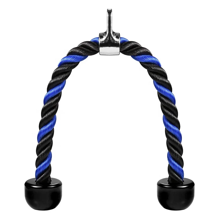 Harbour Gym Fitness Single Tricep Pull Down Cable Rope Pull up Handle Weighted loading