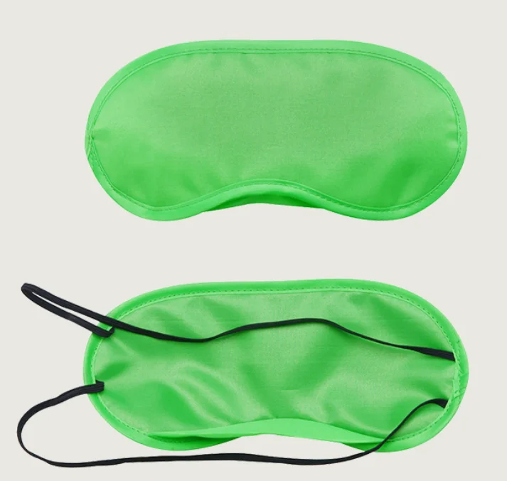 Protection Travel Cute Sleeping Eye Mask Air travel Satin Silk