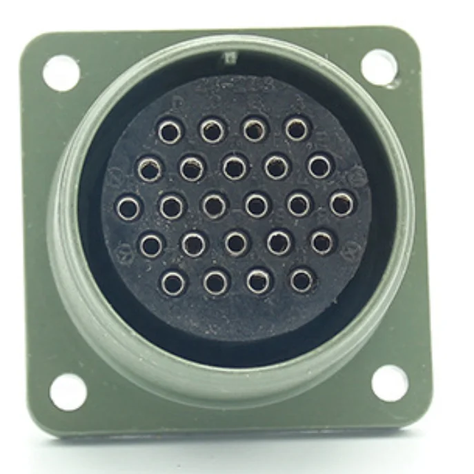 [GIET]MS3106A-24-28 MS3102A-24-28 Right Angle Connector Socket Locomotive Connector Metal threaded TQ plug Female 24pin
