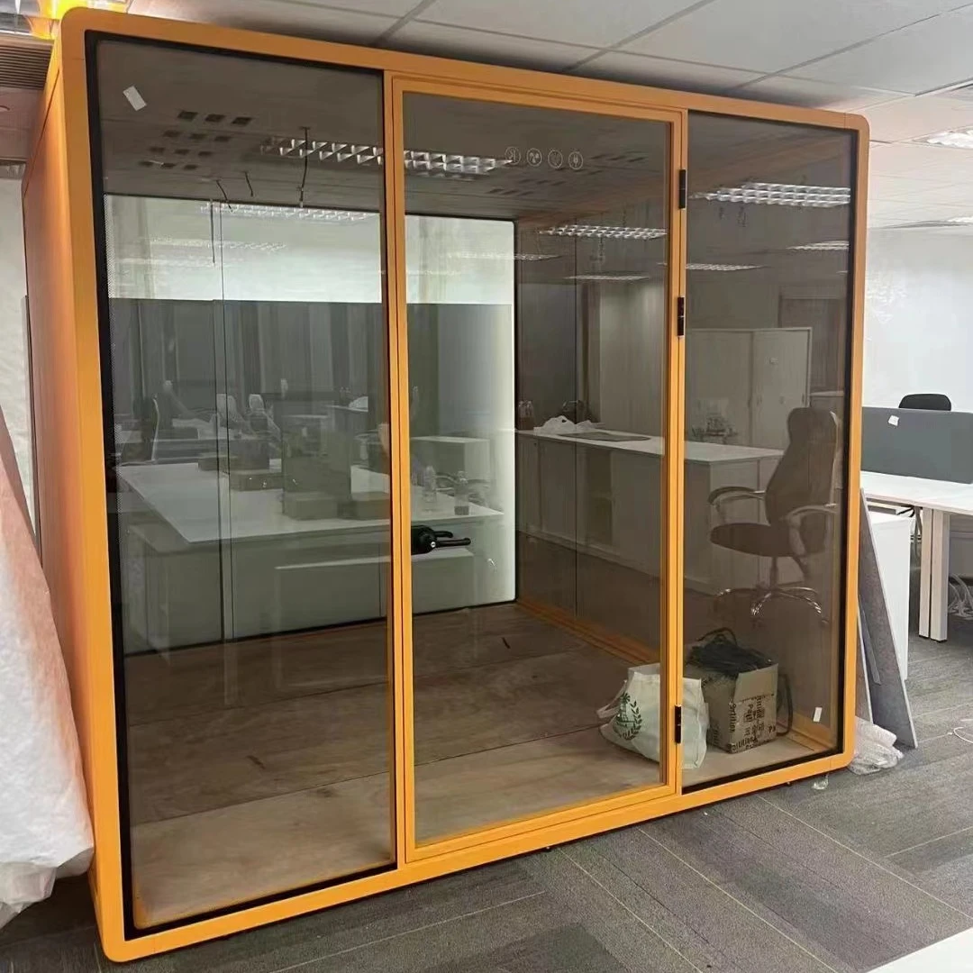 Sound Proof Portable Office Soundproof Office Chairs And Table Phone Booth Soundproof Telephone Booth