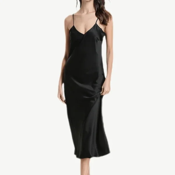 Hexin Custom Service Wholesale Open Back V Neck Adjustable Strap Sleepwear For Women