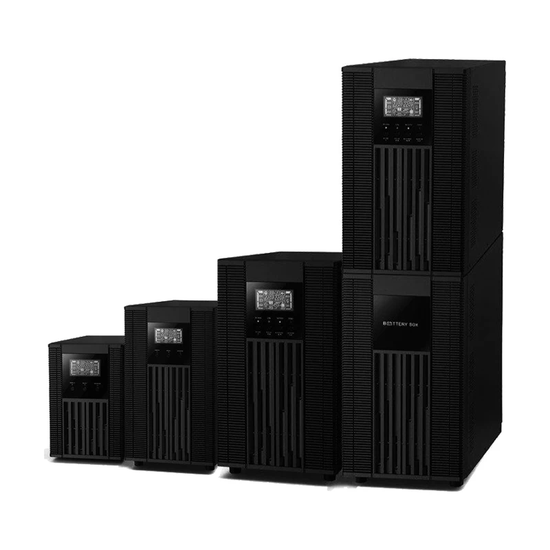 cwups Customized 110V 220V AC Output 6KVA 10KVA Online UPS with Cables Sockets for Home Equipment