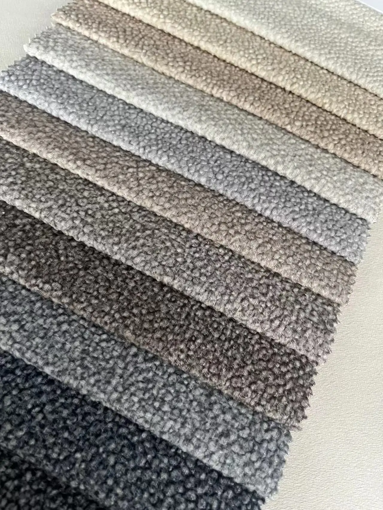 Zhejiang High Quality of Great Design 100%polyester Sofa Fabric Boucle Home Textile Fabric for Sofa Sofa Textiles for Home Dec