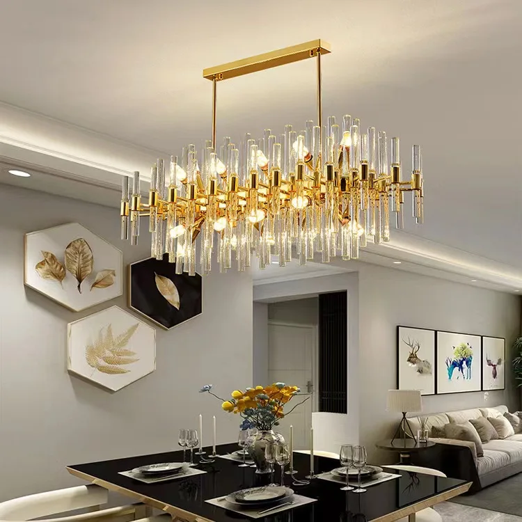 Economical Custom Iron+Crystal Design Modern Luxury Crystal Chandelier 2021
