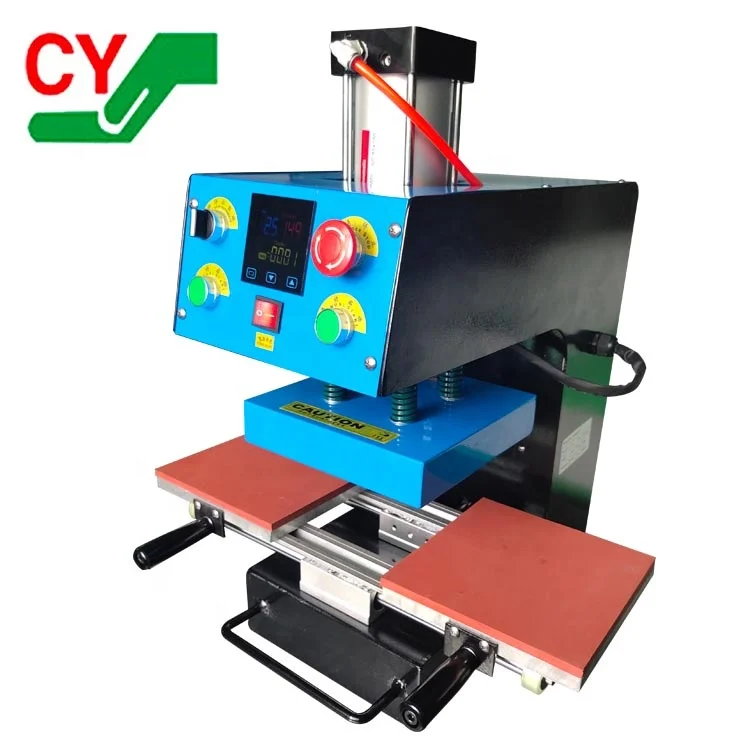 Small Size Pneumatic Double Plates Heat Press Machine, 15X15cm