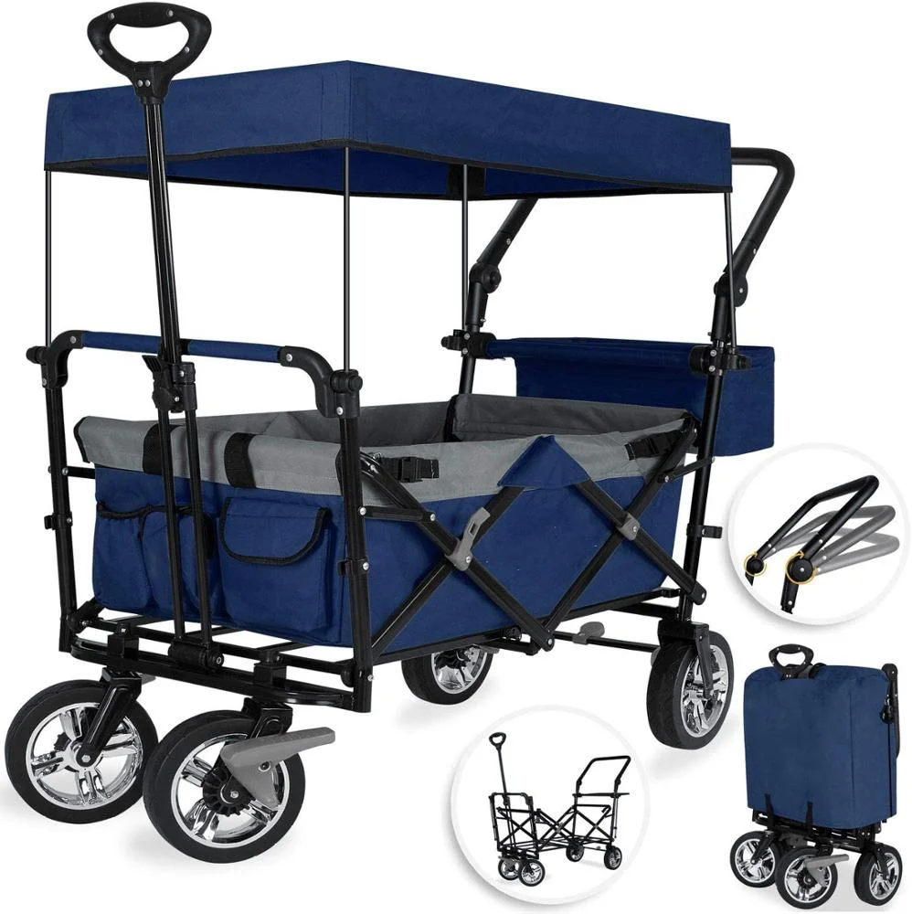 Baby  collapsible stroller adjustable handle camping wagon baby korean trolley