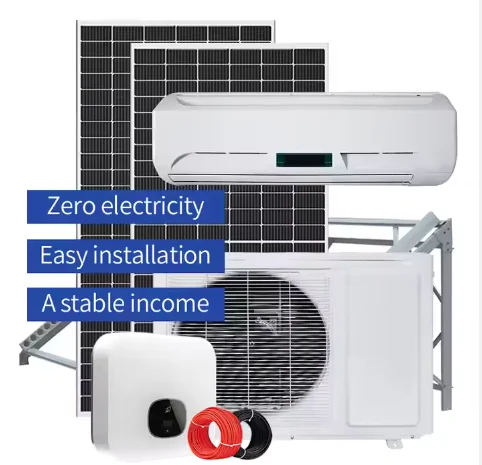 100% чистый солнечный 12000btu 18000btu DC48V автономный кондиционер с гелевой батареей