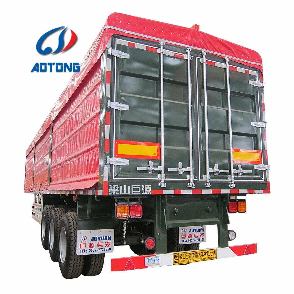 NEW Design 40 tons Curtain Sider Cargo Trailer/ Curtain Van Type Semitrailer/ Curtain Semi Trailer