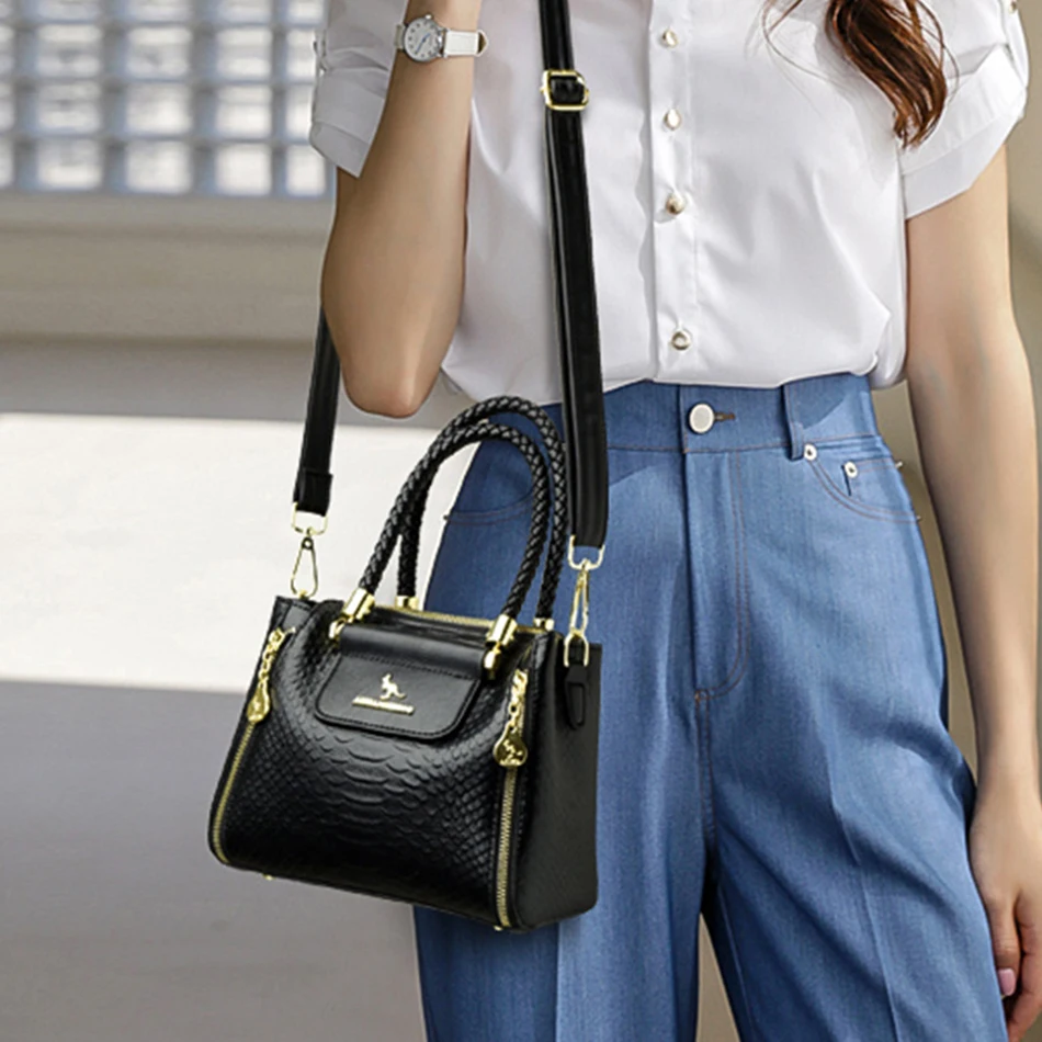 Women Shoulder Messenger Sac female Pu leather High Quality Shoulder Bags Luxury Designer Ladies Handbags and Purses for women