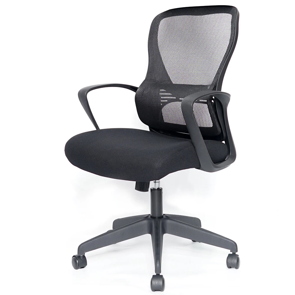 Kabel High Quality Mid Black Mesh Back Ergonomic Chair Office Visitor Pc Chairs
