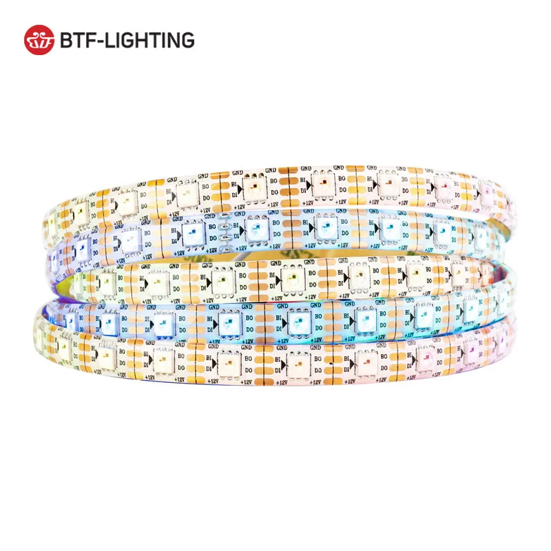  Цифровая светодиодная лента btf ip30 ip65 ip67 12 в rgb типа GS8208
