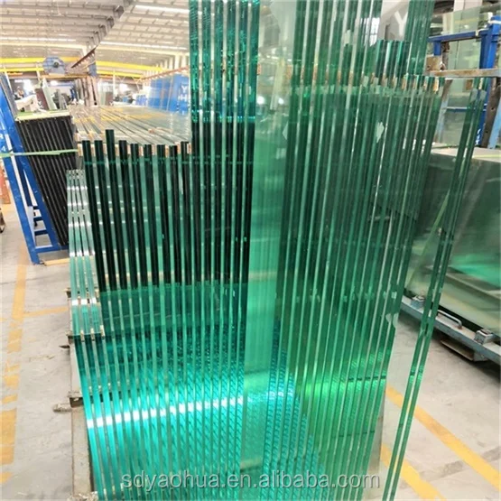 CE SGCC Certificate laminated glass price 6+6+2 8+8 10+10 thickness PVB SGP clear tempered laminated glass