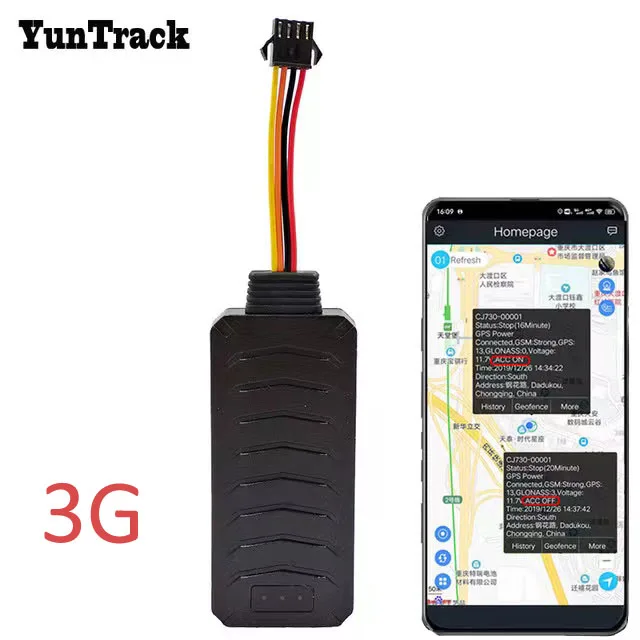 CJ790 4PIN 3G car motorcycle new intelligent vehicle locator vehicles id card gps tracker 3g