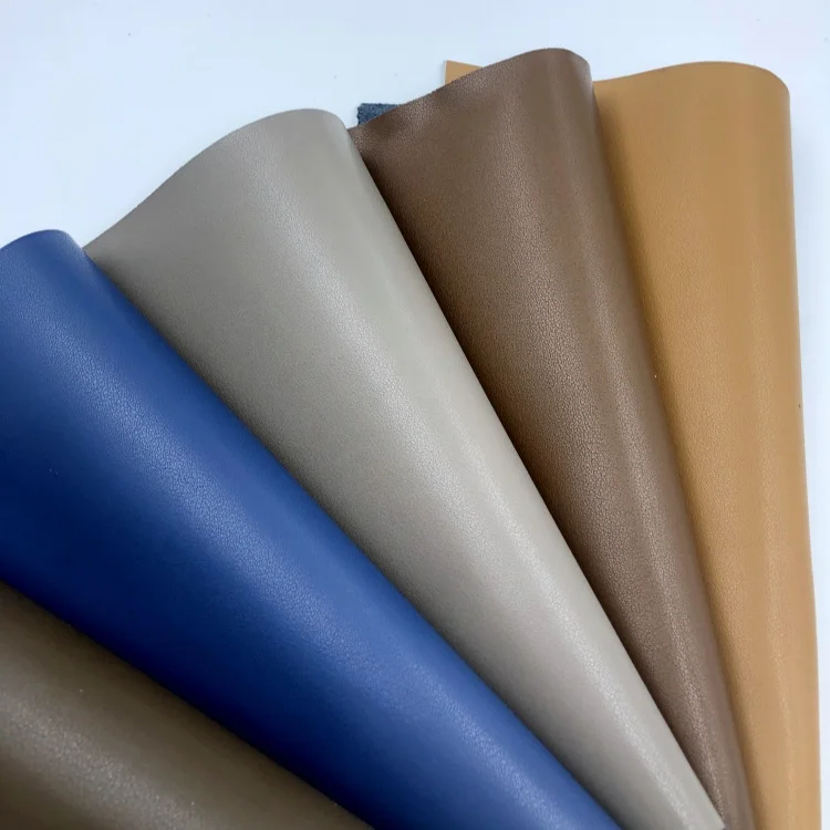 GRS Certificate Factory Hot Selling Recycled PU Leather Free Sample Fabric leather