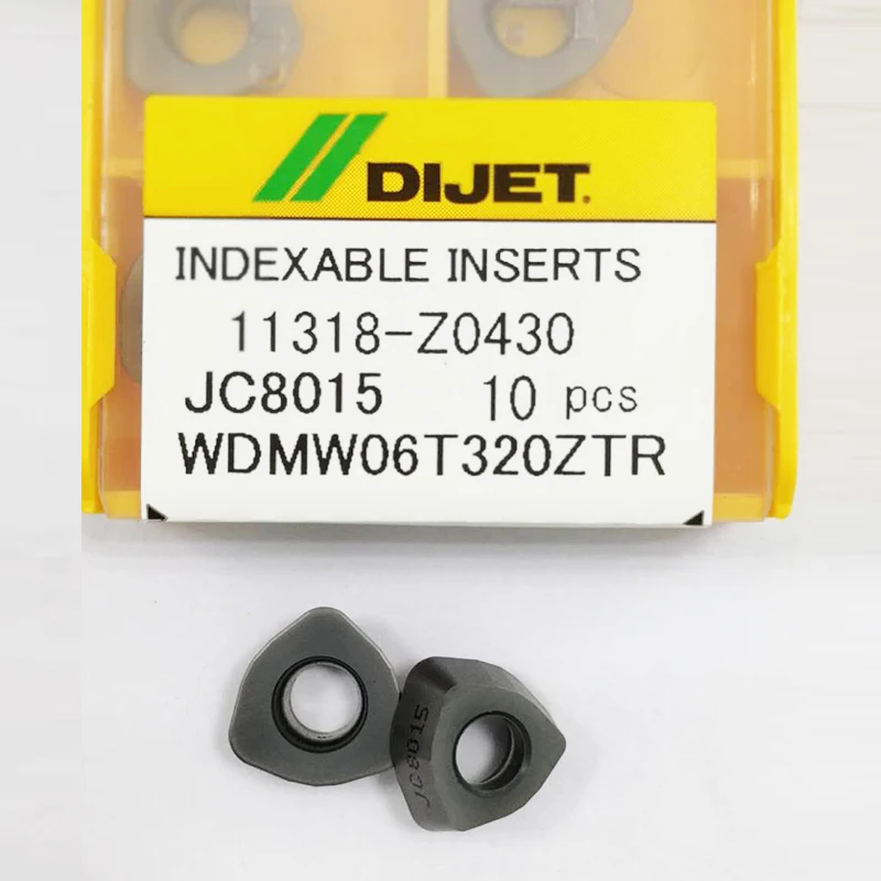 DIJET CNC Cemented Carbide Milling Insert WDMW06T320ZTR JC8015