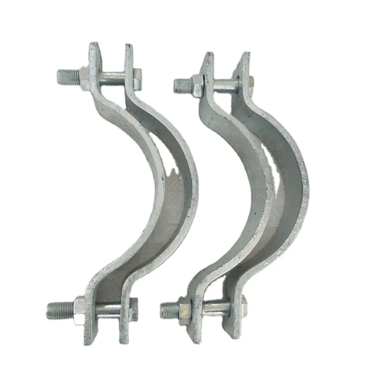 Оцинкованный оцинкованный Полюсный Зажим типа CA с болтами и