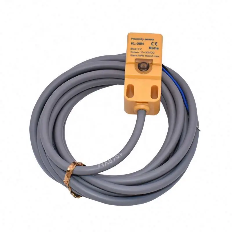 KL-08N датчик приближения NPN Трехпроводной нормально открытый металлический датчик