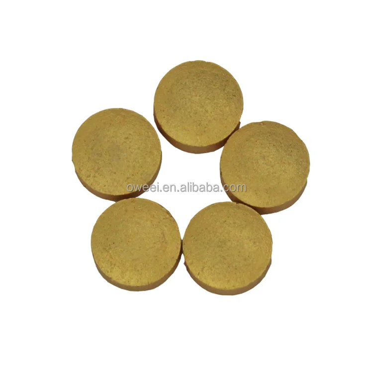 Hot Sales Instant Lighting Smokeless Fruit wood 4 Holes 50mm Round Hookah Round Lucky Charcoal