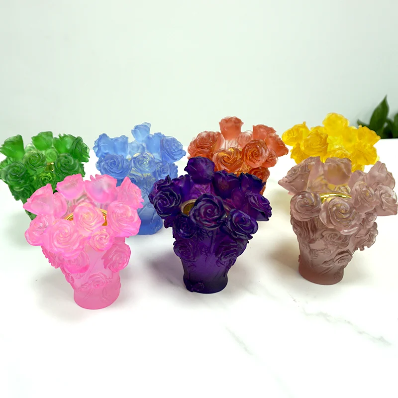 2022 resin hand shape design crystal incense burner for home