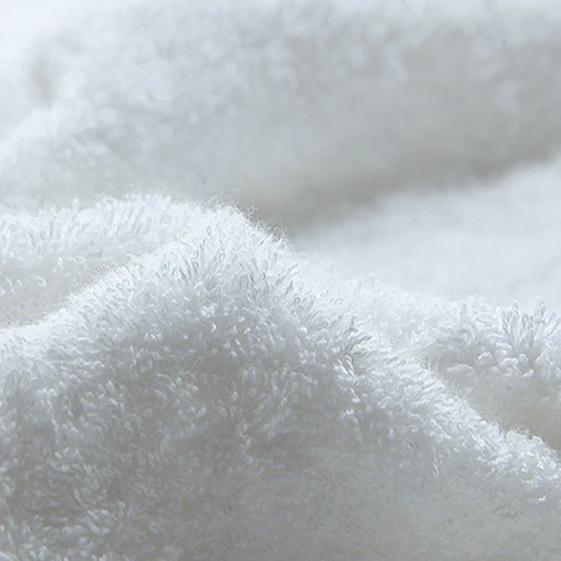 White 70% Bamboo Rayon 30% Cotton Soft  Hotel Towel