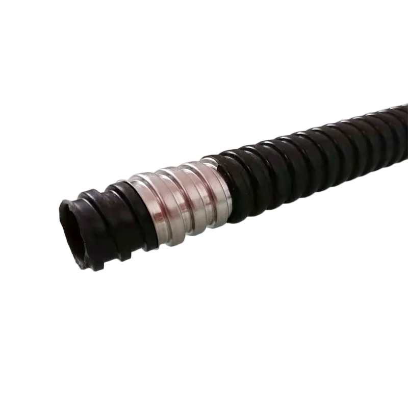 Electrical waterproof flexible tube inner&outer plastic wrapped tube stainless steel liquid tight flexible tube