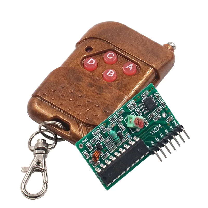 IC 2262/2272 4 CH 315Mhz беспроводной пульт дистанционного управления наборы приемный модуль