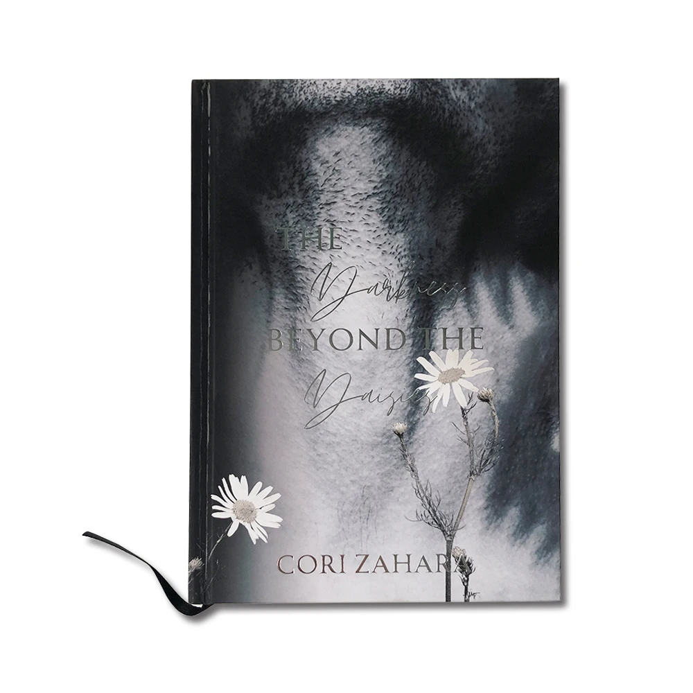 High Quality Printing Services Full Color Hardback Notebook Custom Hardcover Book With Silver Foil Stamping