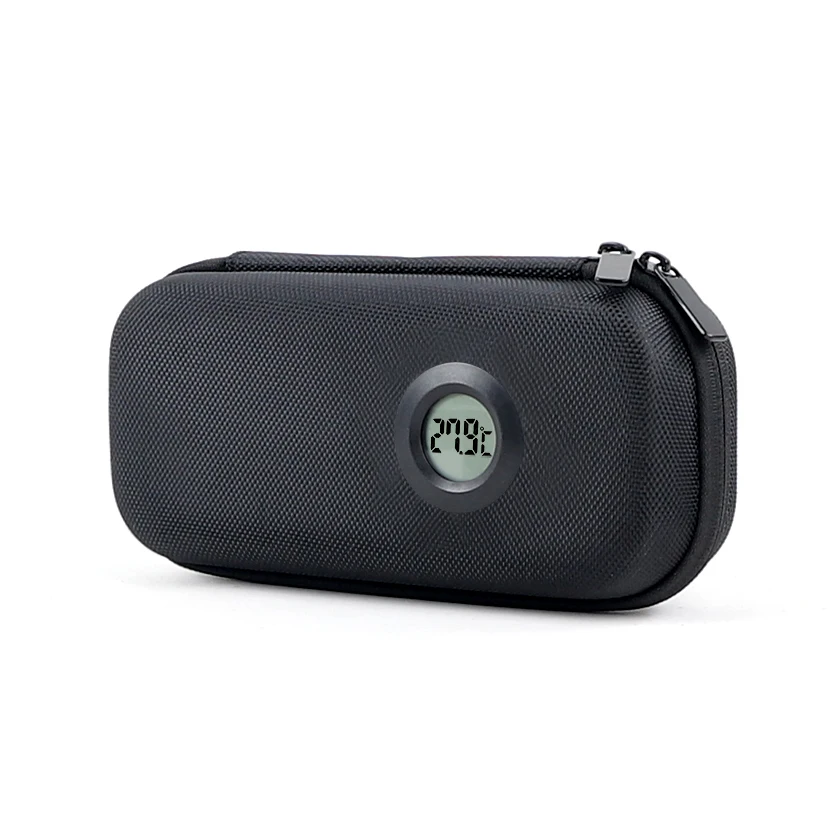 Custom Portable Cooler Pen Travel Carry Insulin Case Pouch Bag For Diabetics with Thermometer Temperature