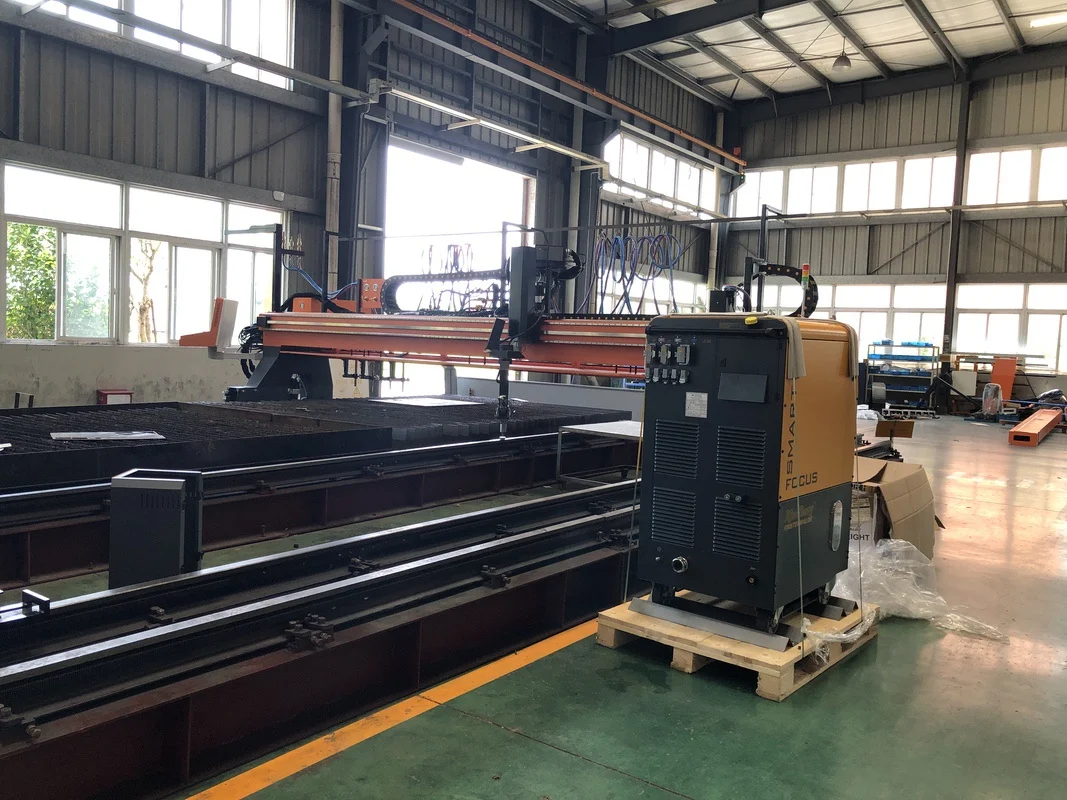 Gantry type heavy duty cnc plasma cutting machine china from TAYOR