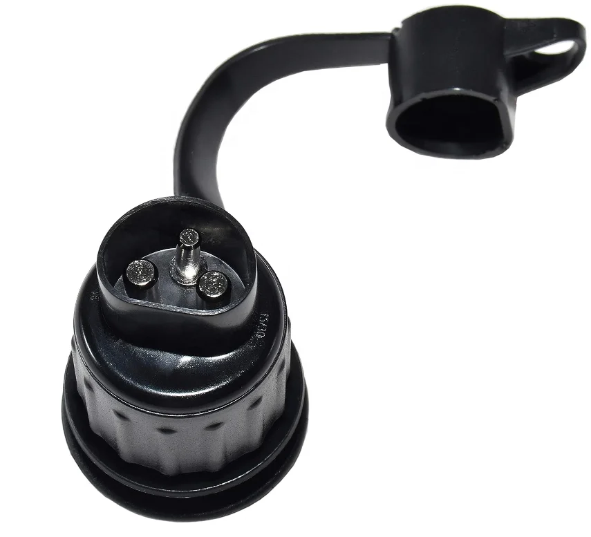 OEM 3 pin trailer plug 3Pin 12V DIN  Plastic Trailer Adapter connector for Trucks Cars Tractor Boat Machine Caravan Motorhome