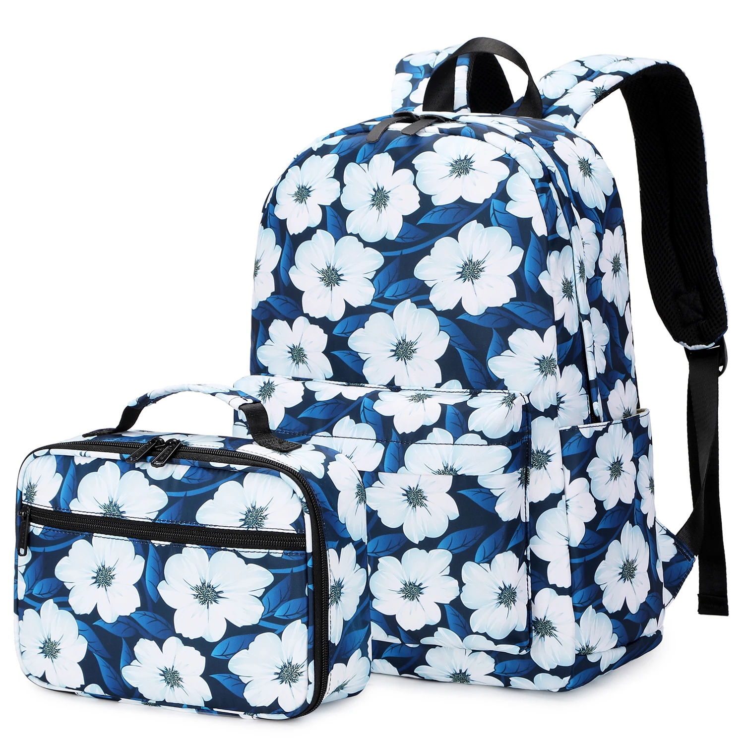 School backpack bags set floral galaxy tie dye design backpack kids school backpack girl school bag and lunch bag for kids