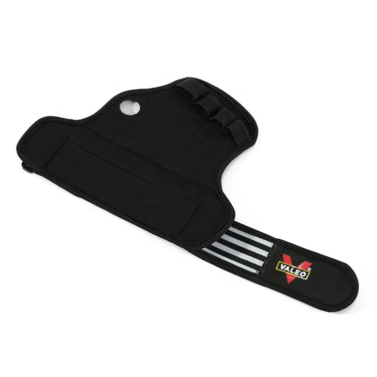 Gymnastics Weight Lifting Cowhide Ribbon Hand Palm Protection Grips Pads