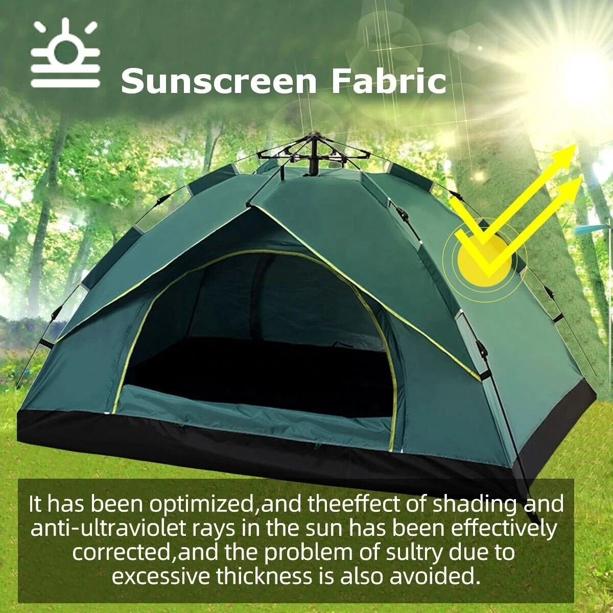 Wholesale Automatic Instant Tent Outdoor Waterproof Tenda Camping Glamping Pop Up Tents For Family
