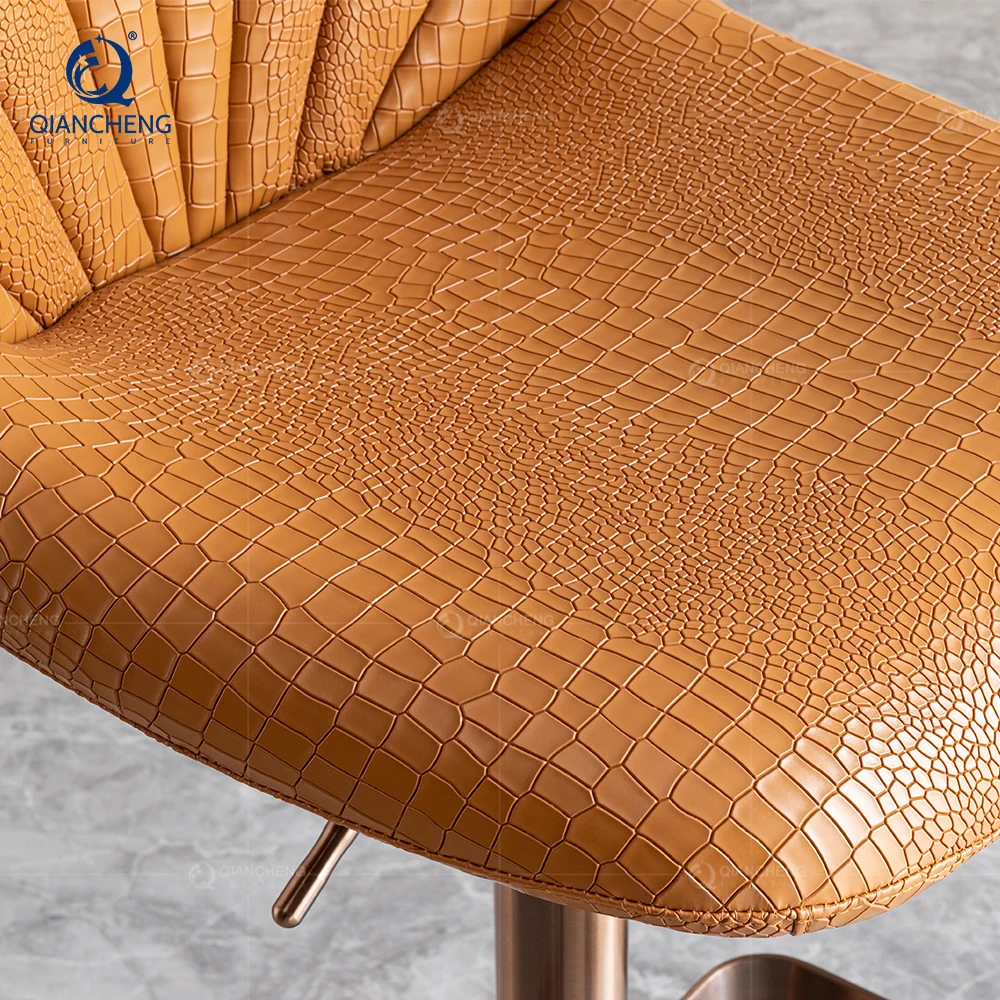 high quality salon bar chair china top 10 furniture brand club elegant adjustable luxury genuine leather swivel bar stool chair