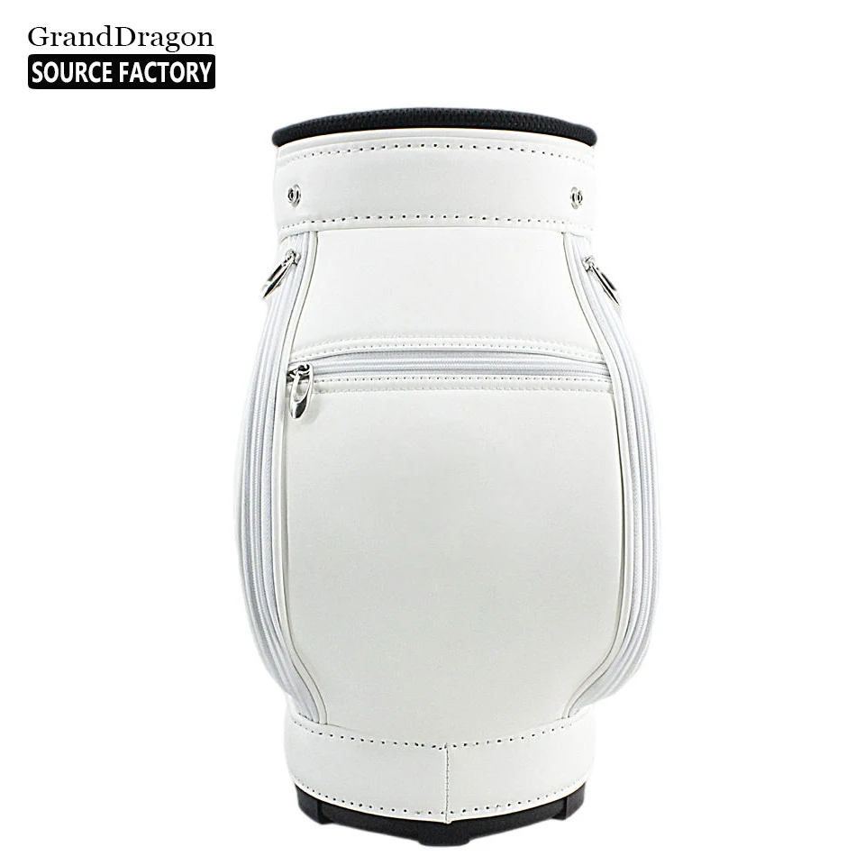 New Design Customized PU Leather Golf Pouch Holder Caddy  Bag