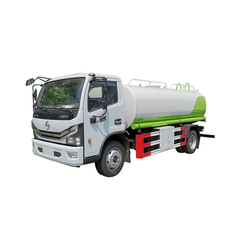 Стандартный Однорядный 6-колесный грузовик dongfeng 4x2 6 м грузоподъемность загрузки 5 кубических метров дизельный левосторонний небольшой Автоцистерна для распыления