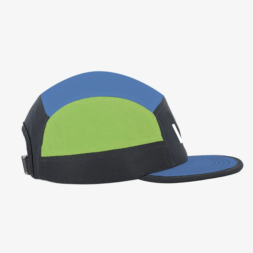 Lightweight Nylon Camper Hat Custom High Quality 5 Panel Camp Cap,Design Your Own Rubber Patch Pattern Logo Sport Running Hat