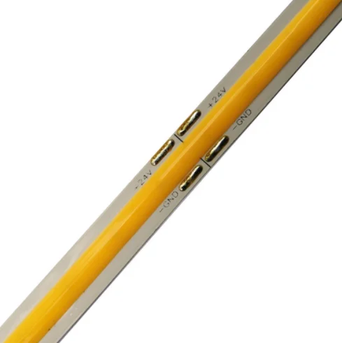 No dot high end led chip flexible ribbon  tape rope 24V cob led strip light