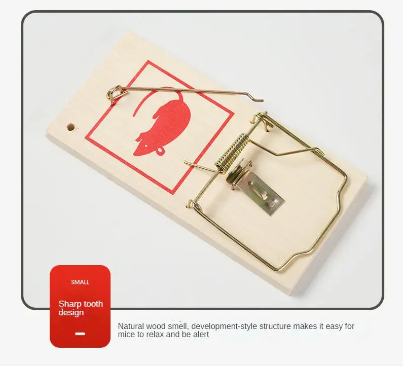 Hot Sale Wooden Mouse Traps Pest Control Humane Mouse Trap Wooden Mouse Rat Snap Trap