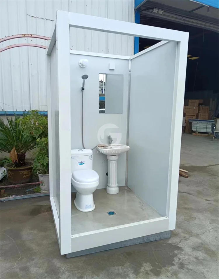 Outdoor mobile camping portable bathroom unit shower and toilet