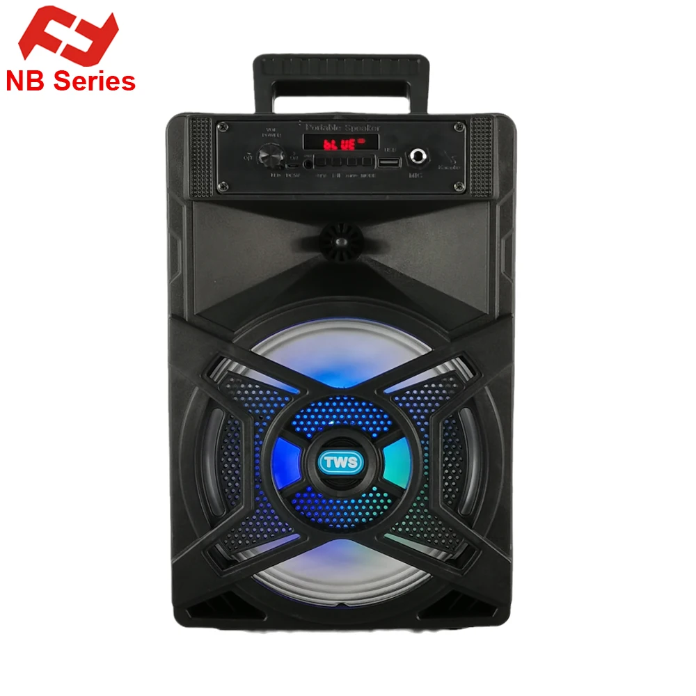 8  inch loudspeaker Tailgate Portable Karaoke Party boombox with bt kts speaker